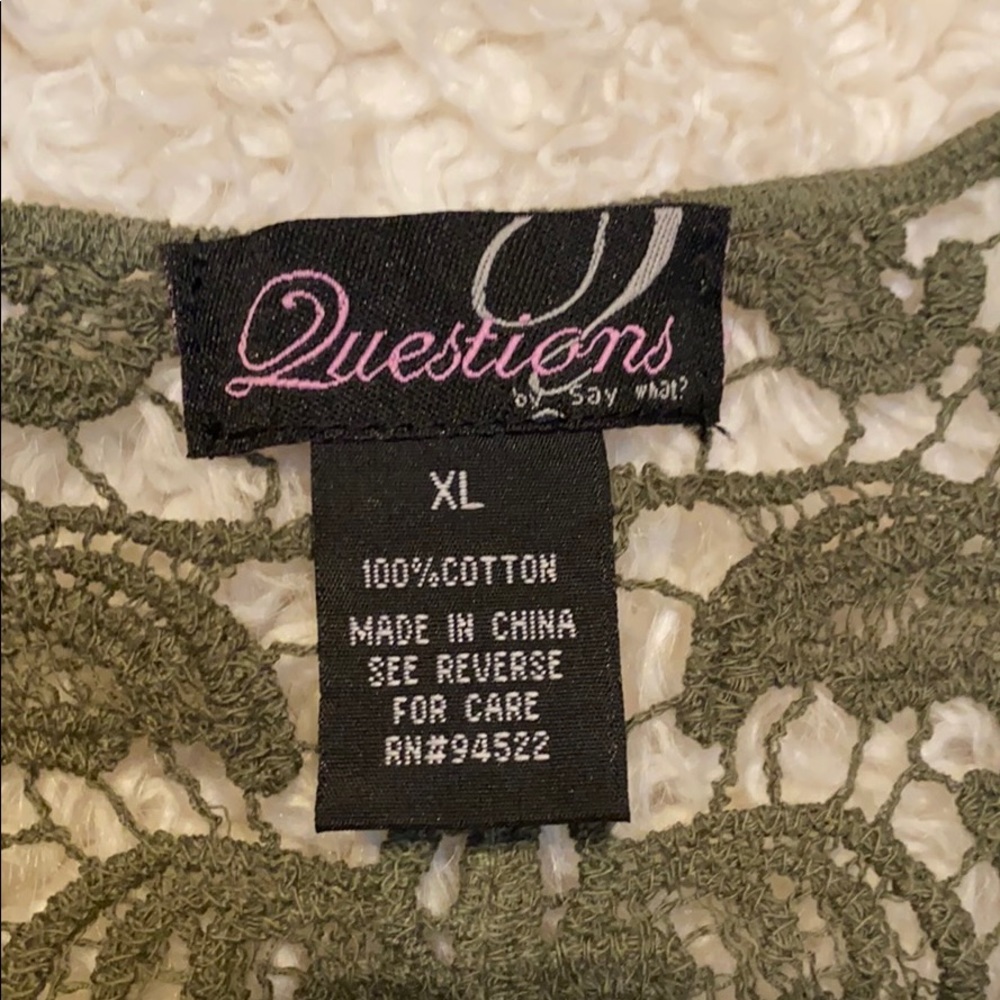 Crochet Button Up Top - Picture 7 of 7